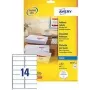 Self-adhesive labels Avery J8159-100 — White, Inkjet, Permanent adhesive, pack