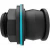 tank connector Push IN, G 1 and G 3/4 (black, for Wall Thicknesses of 2-10mm)