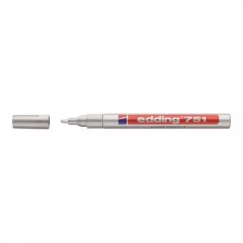 Marker pens Edding e-751 White fine tip, pack of 2, white ink