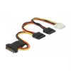 Internal power cable DeLOCK 60171 0.2 m SATA 15-pin Male