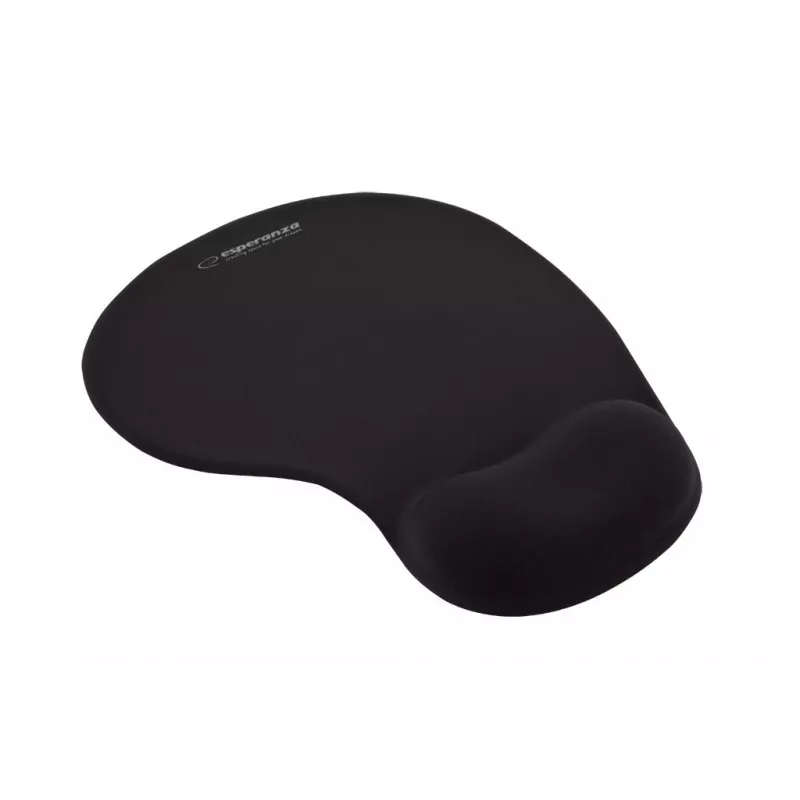 Mouse pad ESPERANZA EA137K with gel wrist rest, black, non-slip base, universal use