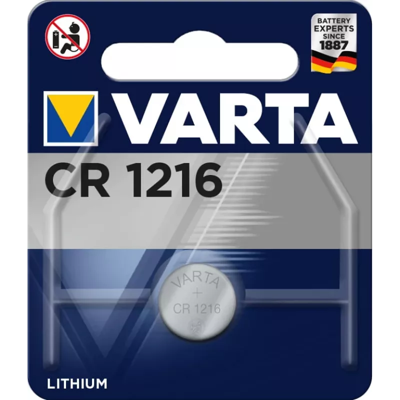 Varta CR1216 Electroniczelle Lithium 3 25mAh Blister - Battery - CR1216