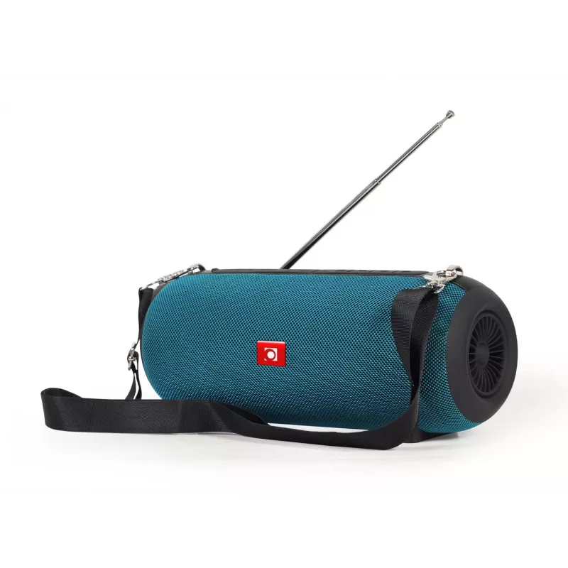 Stereo portable speaker GEMBIRD SPK-BT-17-G — Bluetooth 5.1, 5 W RMS, 1200 mAh, MicroSD, FM, AUX