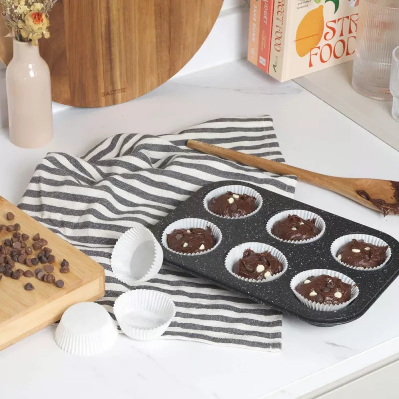 Muffin Pan Salter BW07035BRMFOB 6-cup non-stick bakeware