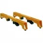 DeWalt DE7025-XJ Mitre Saw Mounting Brackets, Steel, Yellow, 2-Piece Set