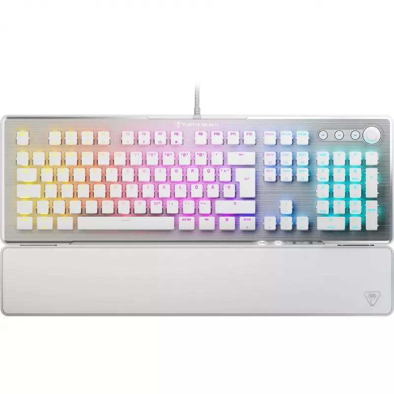 Turtle Beach Vulcan II keyboard Gaming USB German White