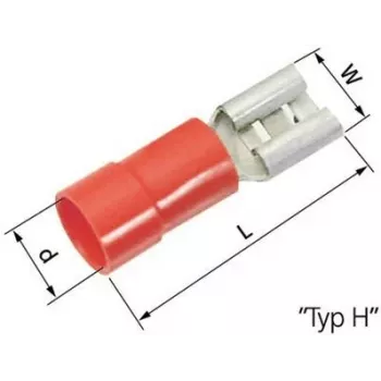 Lapp L-RA 48 H - L-RA 48 H - Red - Female - straight - Brass - polyamide - Brass (63101040)