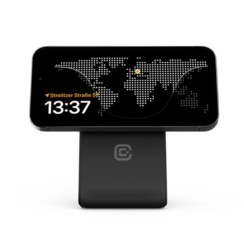 Indoor Charger Crong CRG-MSPS-BLK Smartwatch Black Lightning USB Wireless