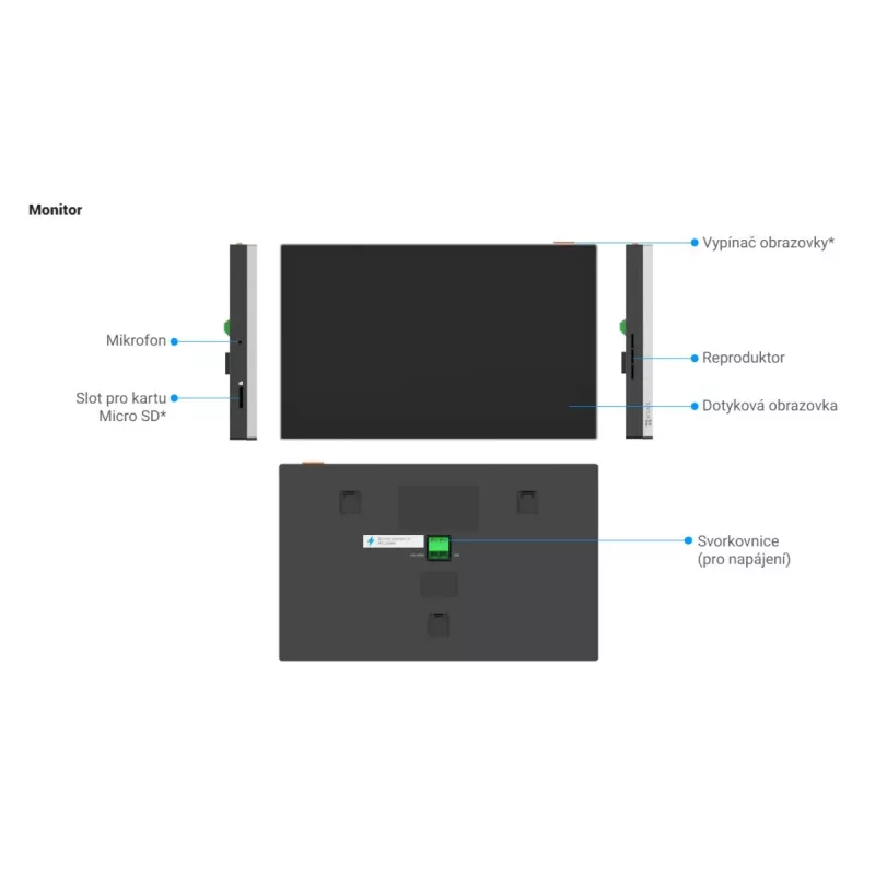 Video Intercom System EZVIZ EP7 7 inch 1024x600 2-Way Audio