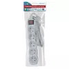 Power extension ESPERANZA ELK214W 1.5 m, 5 Type E AC outlets, indoor, white