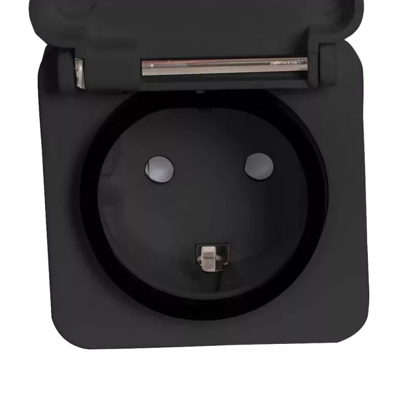 Smart Plug Denver PLO-108 Black Outdoor IP44 Wired Wireless