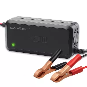 Battery charger QOLTEC 12V 5A rectifier for AGM/GEL batteries