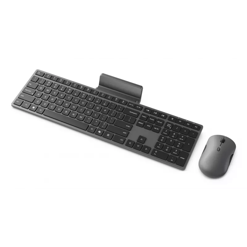 Wireless keyboard and mouse set Lenovo 700 Modern Multi-Device — US English layout, Bluetooth, Luna Grey