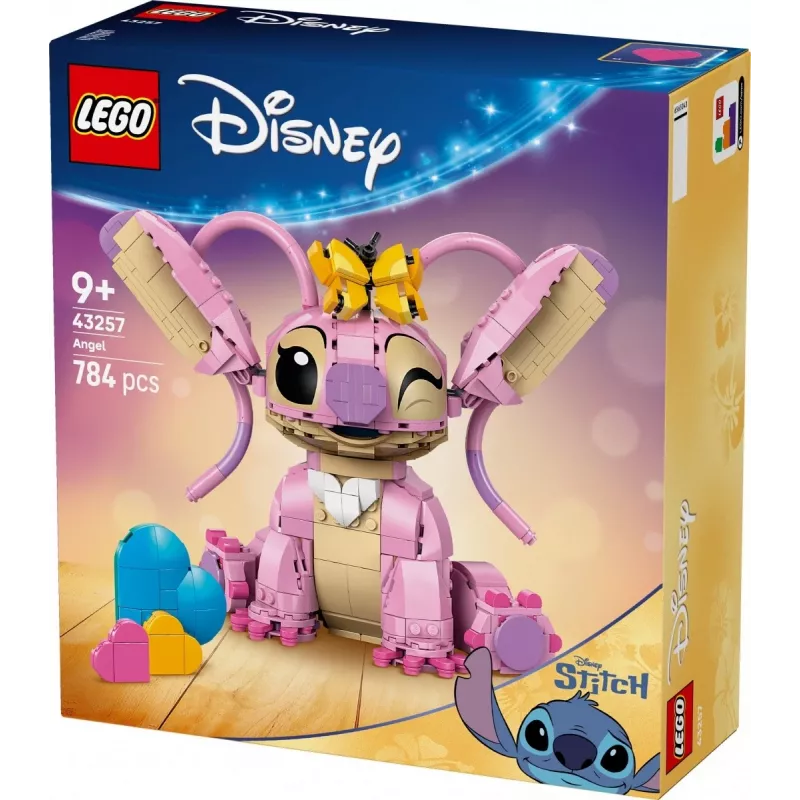 LEGO Disney collectible mini build Andzia Angel 43257 — 784 pieces, 250 mm height, for ages 9+