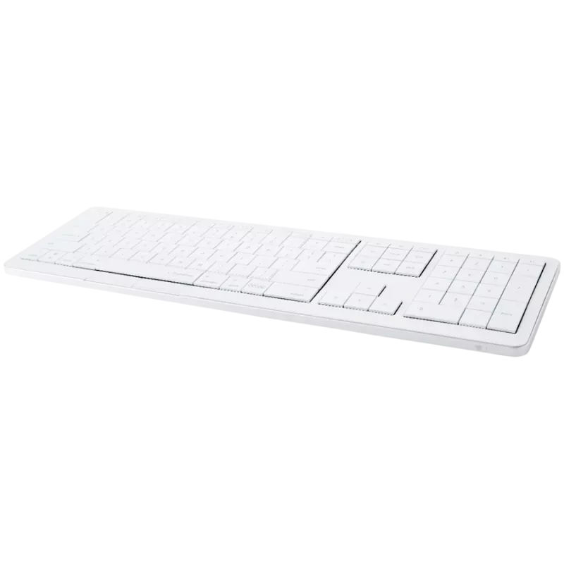 Wireless Keyboard CLEVETURA CLVX 1 Touch-On-Keys AI — ANSI US Mac layout, Scissor Switches, Aluminum Chassis, Interactive RGB