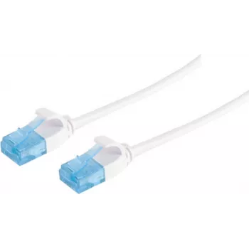 Networking Cable S/CONN 08-22026 White 1m Cat6 U/UTP