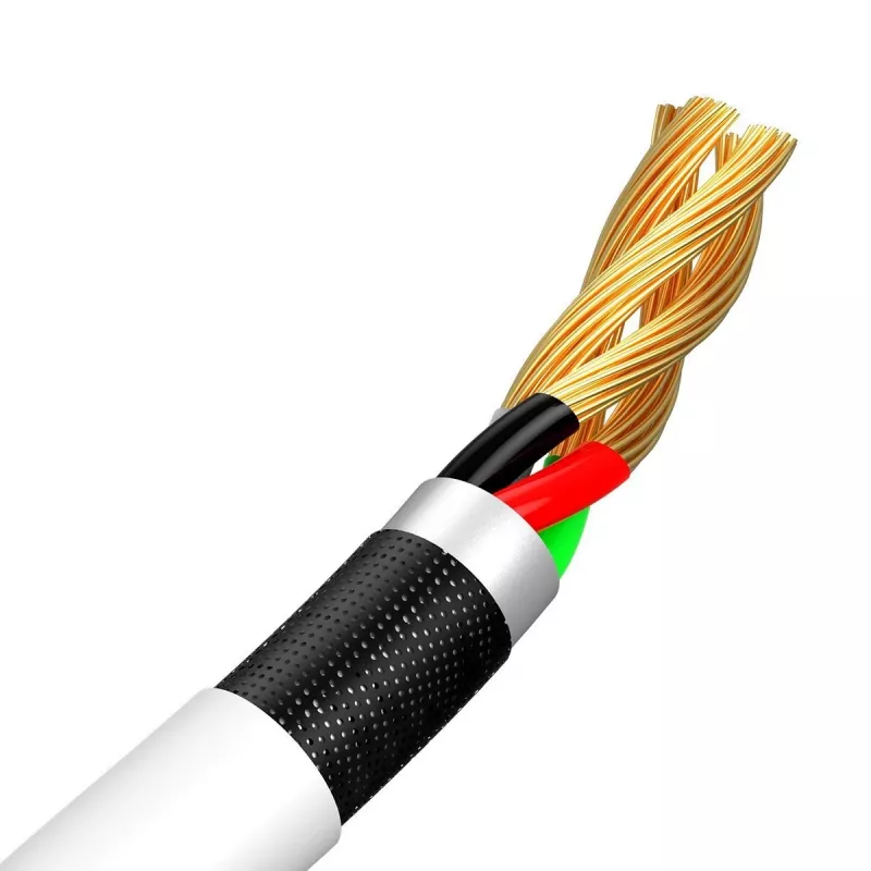 USB A to Micro‑USB B cable Baseus TZCAMZJ-02 1.5 m White