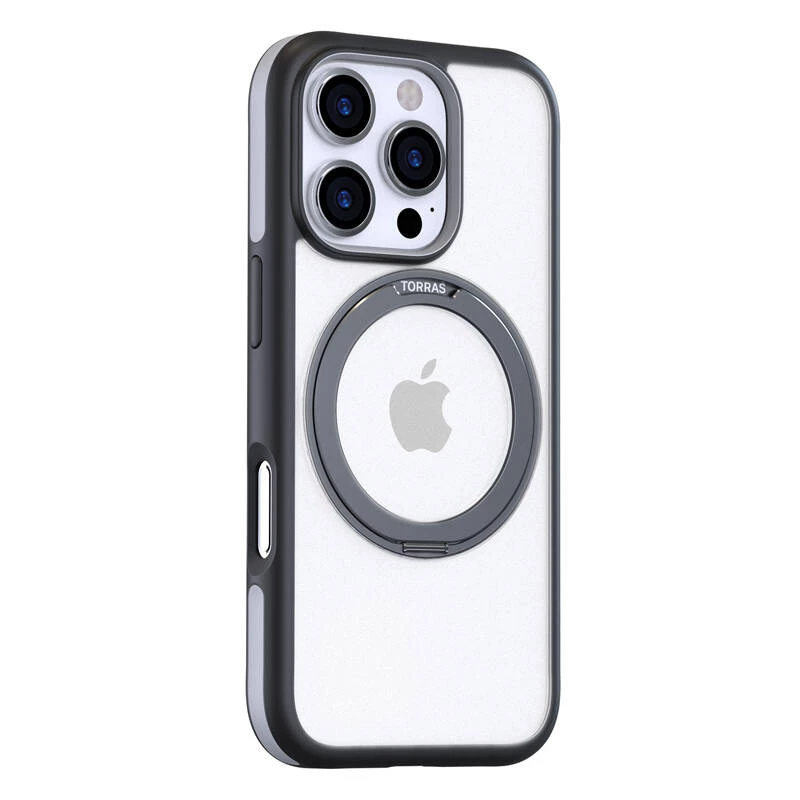 Protective Case Torras Ostand R Fusion for iPhone 16 Pro Max — Black