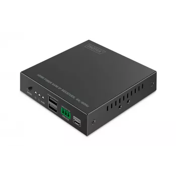 Receiver Digitus HDMI Fiber KVM IP Receiver 4K/60Hz Wired USB