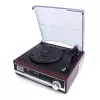 Audio turntable Camry CR 1168 — black with wood finish, 33/45 RPM, built-in speakers, RCA output