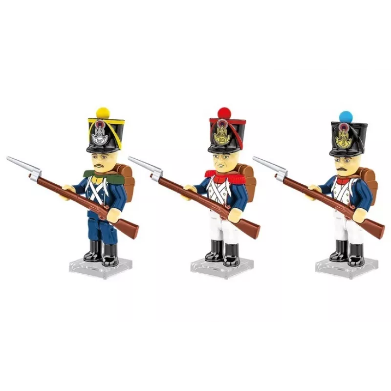 French Soldiers Building Blocks Set, 41 Pieces