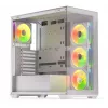 PC Case KRUX Exo RGB White — ATX tower, steel, 2x3.5 inch + 2x2.5 inch bays, USB-C, RGB