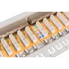 DIGITUS DN-91624S 24-Port Cat6 Shielded Patch Panel, 1U 19 inch Rack Mount, Black