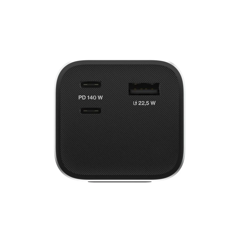 Portable battery Green Cell PBGC25UD, 25200 mAh, Li‑Ion, 140 W total, 2× USB‑C + 1× USB‑A, OLED display, aluminium housing