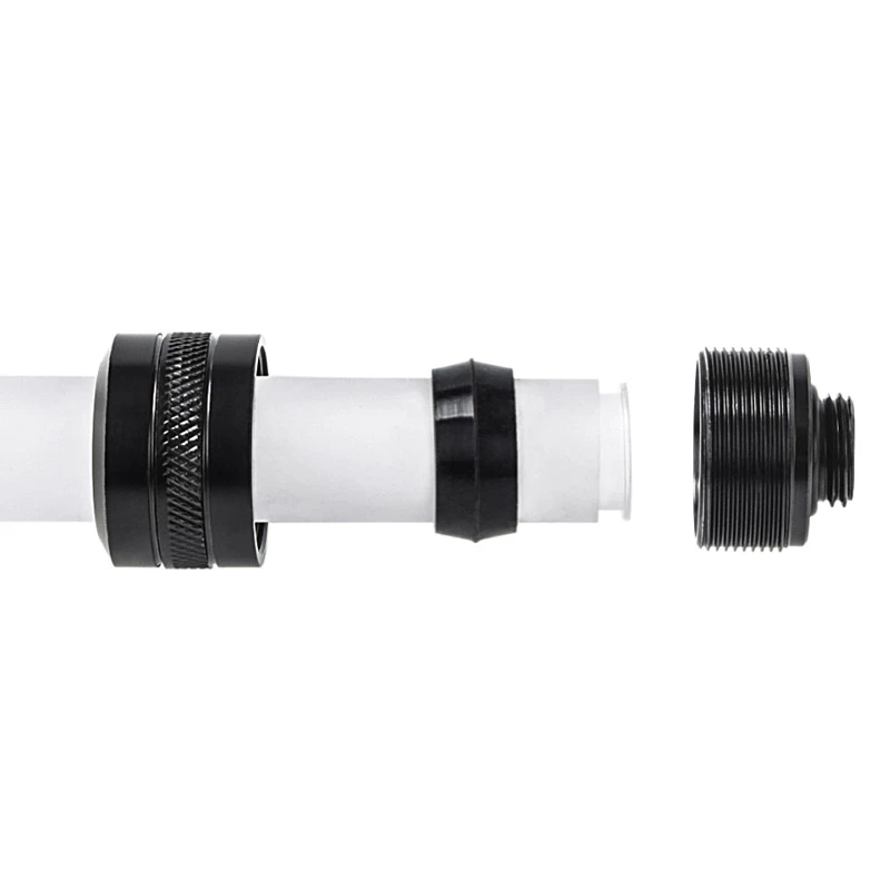 Fitting Alphacool 17471 — brass black, Ø22 mm, height 20 mm