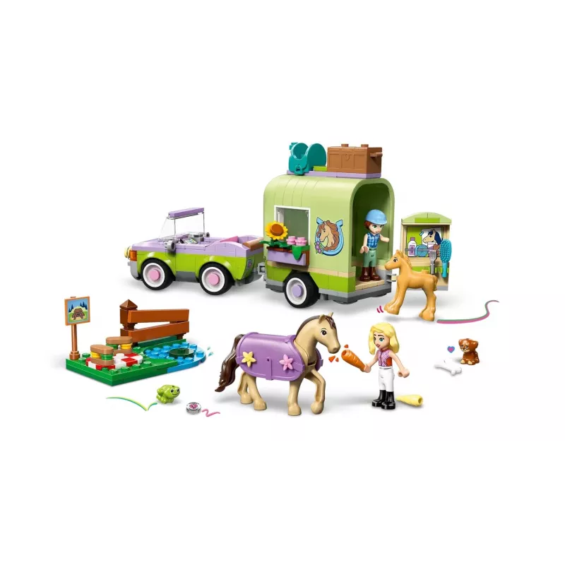 LEGO FRIENDS 42695 Horse and Baby Foal Trailer