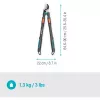 Gardena loppers TeleCut Pro L Grey/turquoise 65cm - 90cm (12041-88)