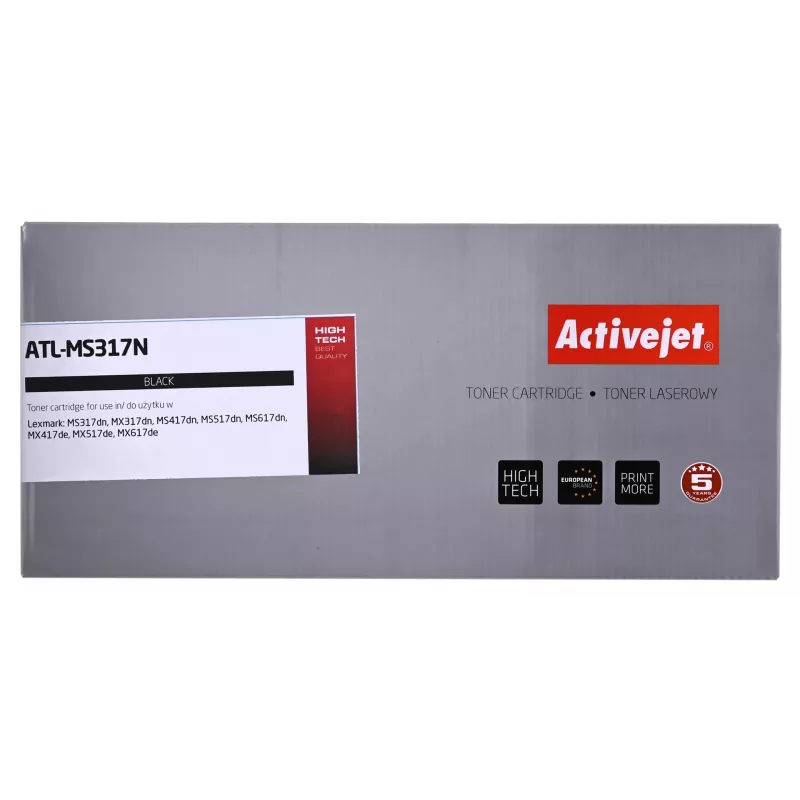 Toner cartridge ActiveJet replacement for Lexmark 51B2000 black, 2500 pages, single pack