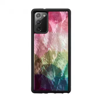Protective phone case iKins for Samsung Galaxy Note 20 — water flower black