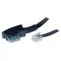 S/CONN 3m TAE-N - RJ12 Black Transparent ShiverPeaks