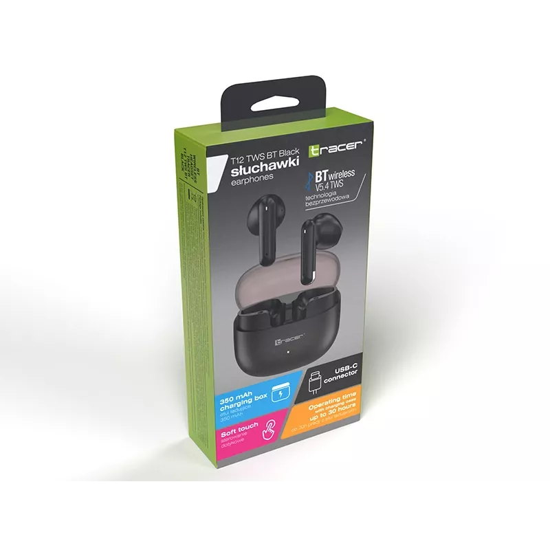 Tracer 47783 T12 TWS BT Black
