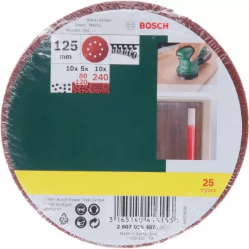 Bosch 2 607 019 497 sander accessory 25 pc(s) Sanding sheet