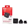 Unitek P1117B USB-C PD 65W Universal Mobile Charger, 2x USB‑C PD + 1x USB‑A, Black