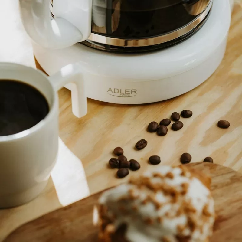 Adler AD 4383w Drip coffee maker for ground coffee 1.5 L white