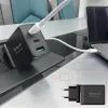 Wall Charger Tellur TLL151451 65W, 3-port (2x USB-C, 1x USB-A)