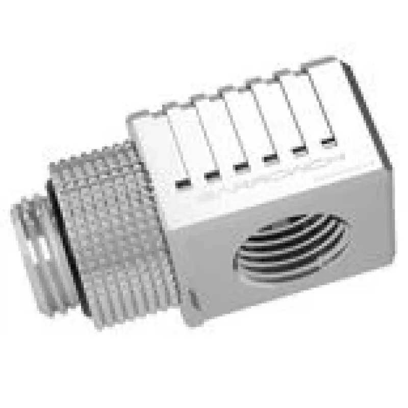 Barrow 90° Adapter G1/4 IG to G1/4 IG, model FBFTWT90-V2 S, silver, rotary fitting for liquid cooling