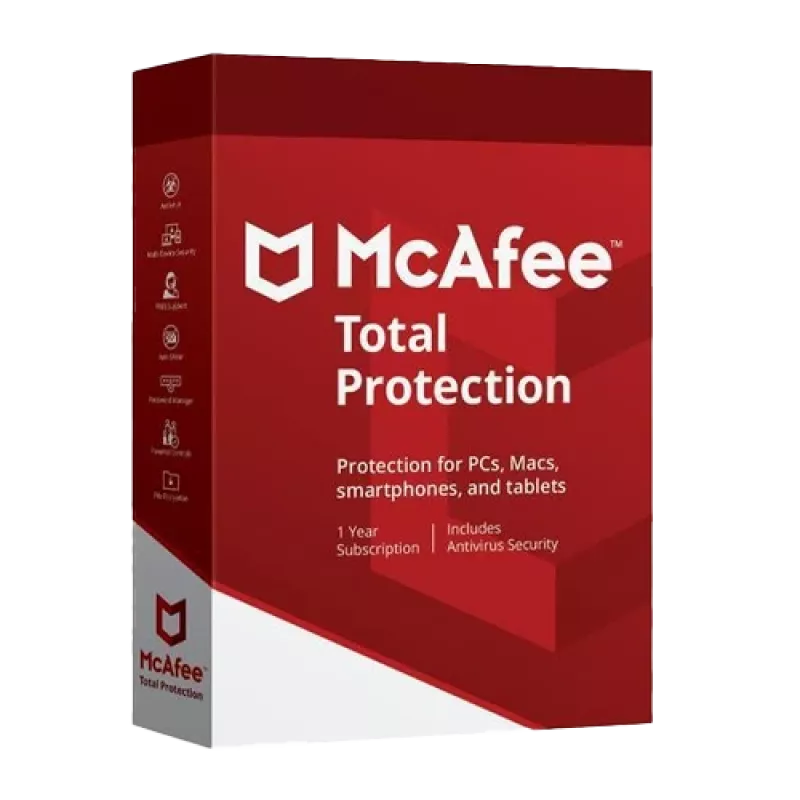 McAfee Total Protection - 5 Devices / 1 Year, Global