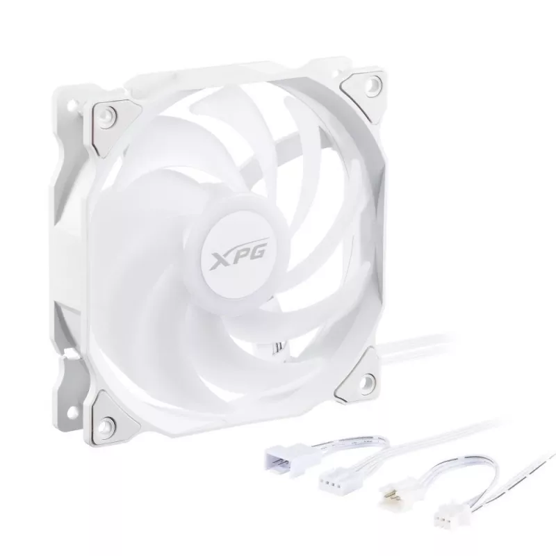XPG VENTO 120 ARGB PWM (3pack) White, Fan, 12 cm, 300 RPM, 1850 RPM, White