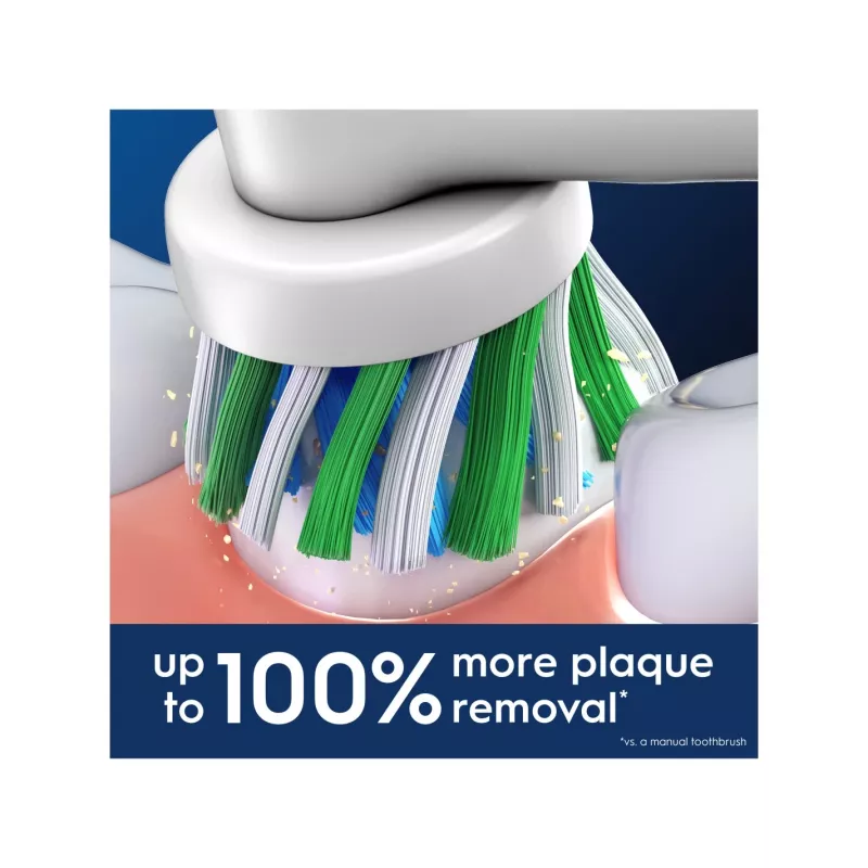 Oral-B Pro CrossAction replacement brush heads, 4 pcs
