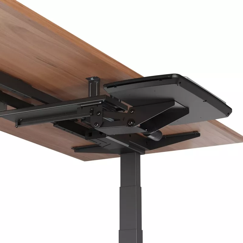 Maclean under-desk keyboard holder, adjustable, max. 5kg, black, MC-156 B