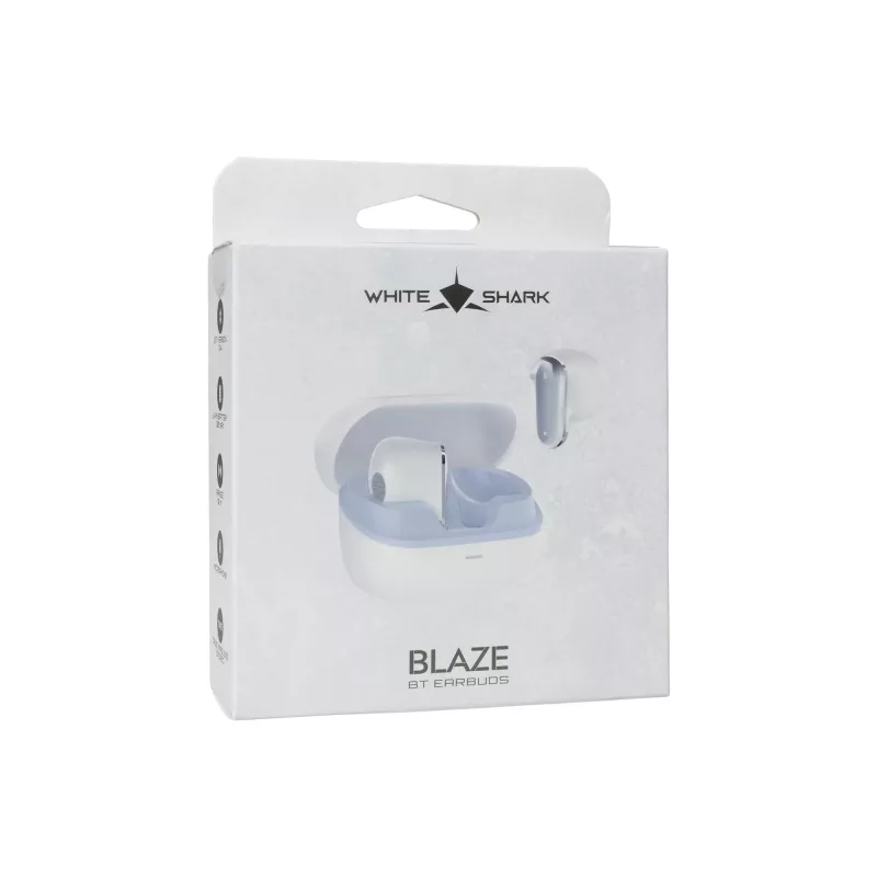 True Wireless Earbuds White Shark GEB-TWS-201 Blaze White