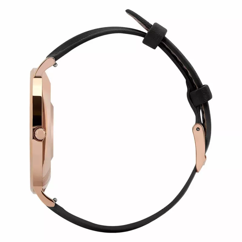 Leather Smartwatch Garett Verona Gold-Black
