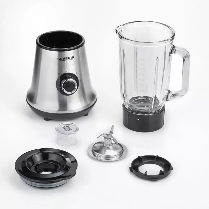Severin SM 3734 tabletop blender Black - Stainless Steel 1l 500W Mixer (SM 3734)