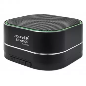 Portable Speaker Manhattan Metallic, Black