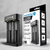 Battery charger everActive LC200 household USB, 2-bay, Li-Ion, supports A/AA/AAA/AAAA/C/D, 5 V input, 4.2 V output, black