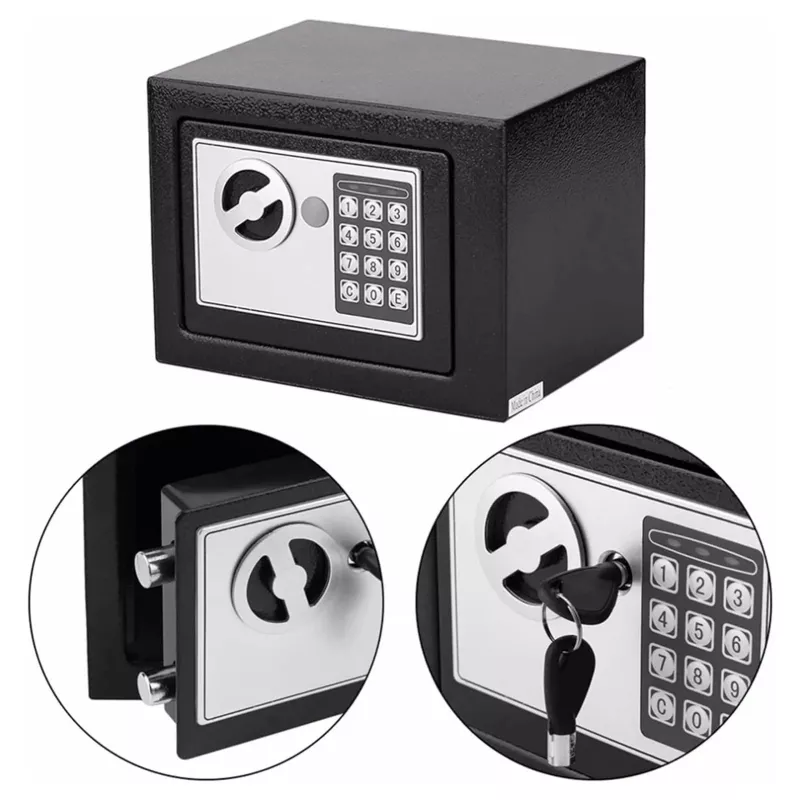 Extralink Home S-406 Electronic Digital Code Safe with Keys